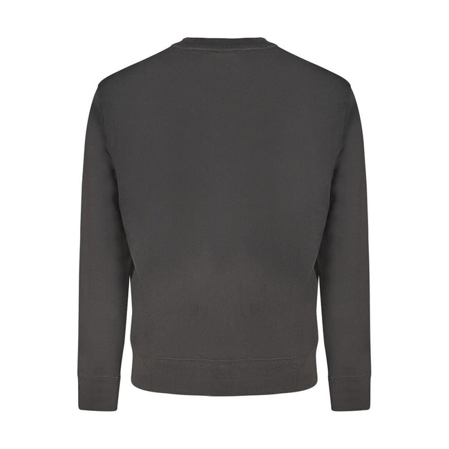 Hugo Boss Black Cotton Men Sweater Hugo Boss