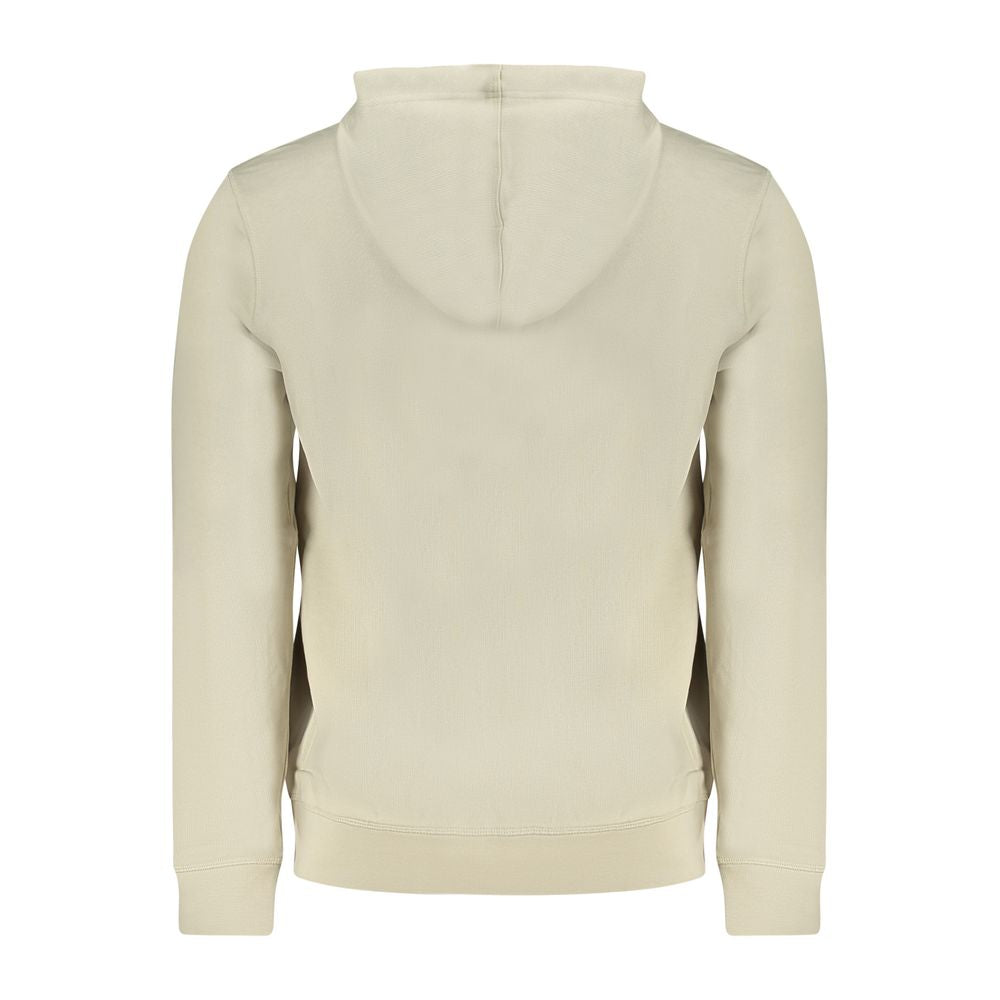 Hugo Boss Beige Cotton Men Sweater Hugo Boss