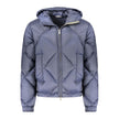 K-WAY Blue Polyester Men Jacket K-WAY