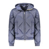 K-WAY Blue Polyester Men Jacket K-WAY