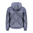 K-WAY Blue Polyester Men Jacket K-WAY
