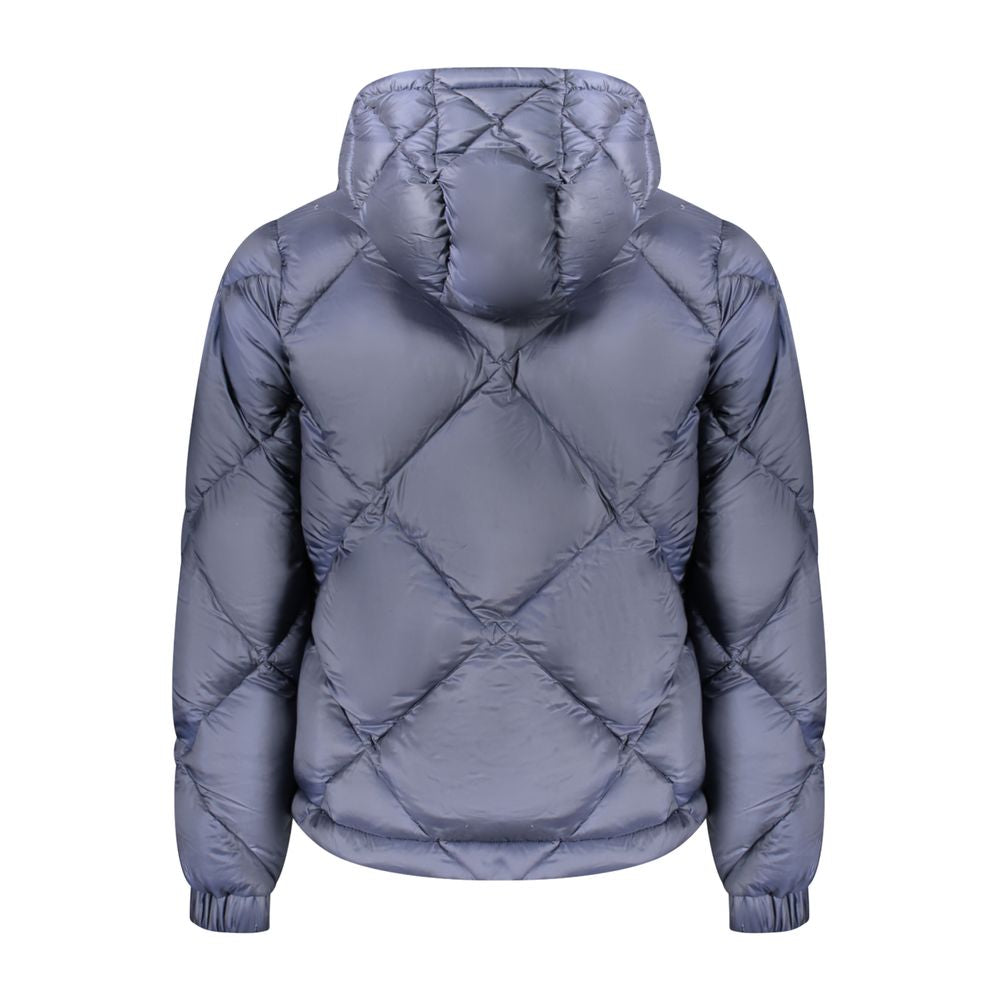 K-WAY Blue Polyester Men Jacket K-WAY