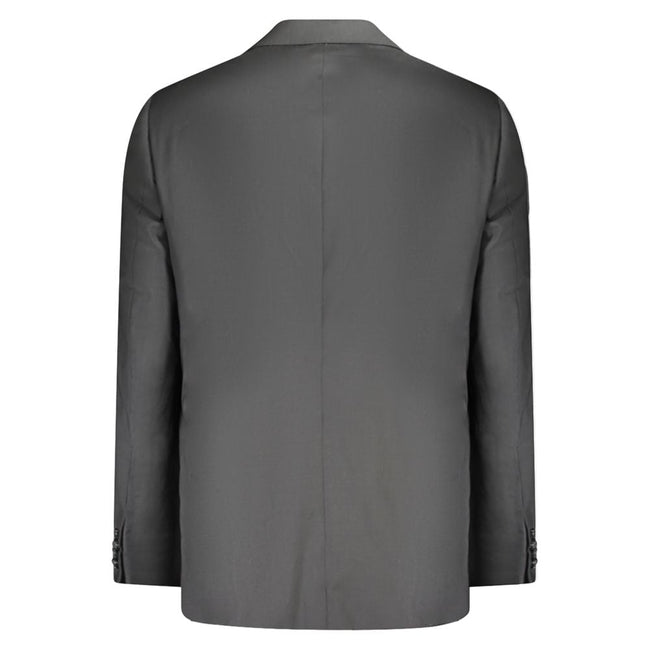 Valentino Black Wool Men Jacket Valentino