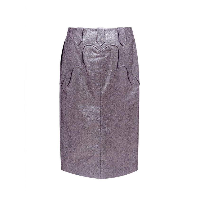 Tom Ford Purple Polyamide Midi Skirt Tom Ford