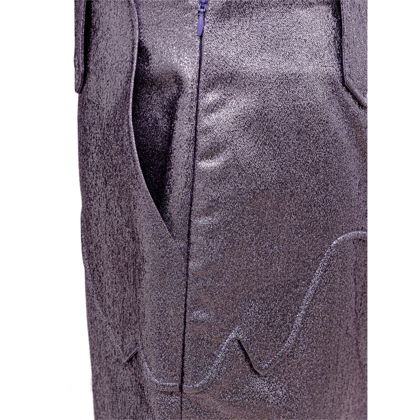 Tom Ford Purple Polyamide Midi Skirt Tom Ford