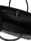 Gucci Black Leather Logo Medium Tote Bag Gucci