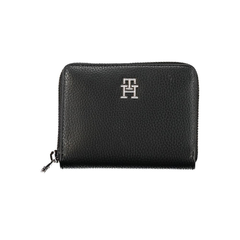Tommy Hilfiger Elegant Black Polyethylene Wallet Tommy Hilfiger