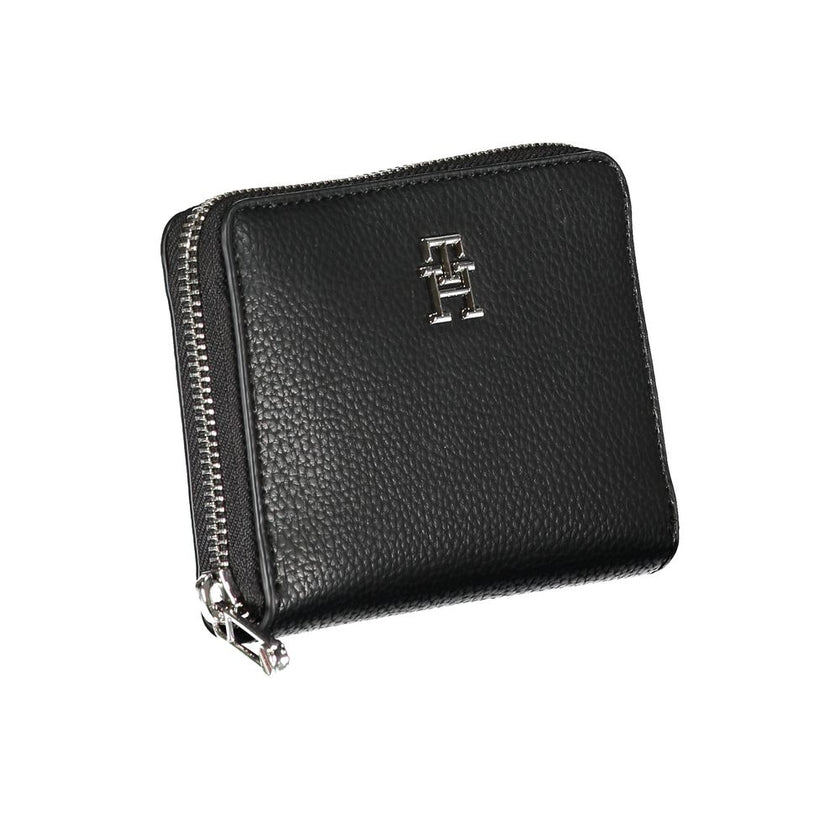 Tommy Hilfiger Elegant Black Polyethylene Wallet Tommy Hilfiger