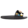 Dolce & Gabbana Black Calfskin Women Sandal Dolce & Gabbana
