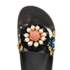 Dolce & Gabbana Black Calfskin Women Sandal Dolce & Gabbana
