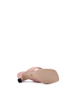 Gucci Mystic Pink Nappa Charlotte Leather Sandals Gucci