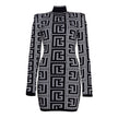 Balmain Black Viscose Dress Balmain