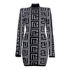 Balmain Black Viscose Dress Balmain
