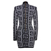 Balmain Black Viscose Dress Balmain