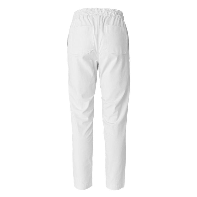 Alpha Studio White Cotton Men's Pant Alpha Studio