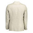 Gant Beige Linen Men Jacket Gant