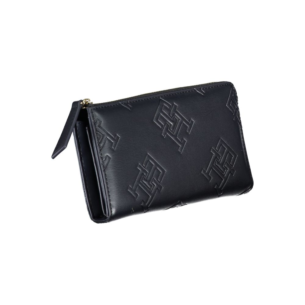 Tommy Hilfiger Elegant Blue Zip-Around Wallet Tommy Hilfiger