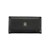 Tommy Hilfiger Elegant Black Dual-Compartment Wallet Tommy Hilfiger