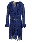 Gucci Blu Viscose and Cotton Mid Long Dress Gucci
