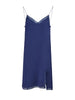 Gucci Blu Viscose and Cotton Mid Long Dress Gucci