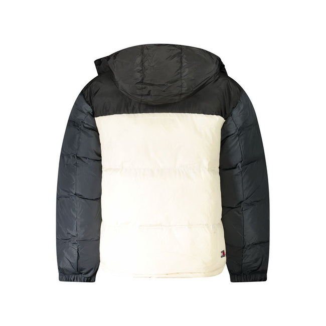 Tommy Hilfiger Black Recycled Polyester Men Jacket Tommy Hilfiger