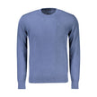 North Sails Blue Cotton Men Sweater North Sails