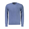 North Sails Blue Cotton Men Sweater North Sails