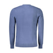 North Sails Blue Cotton Men Sweater North Sails