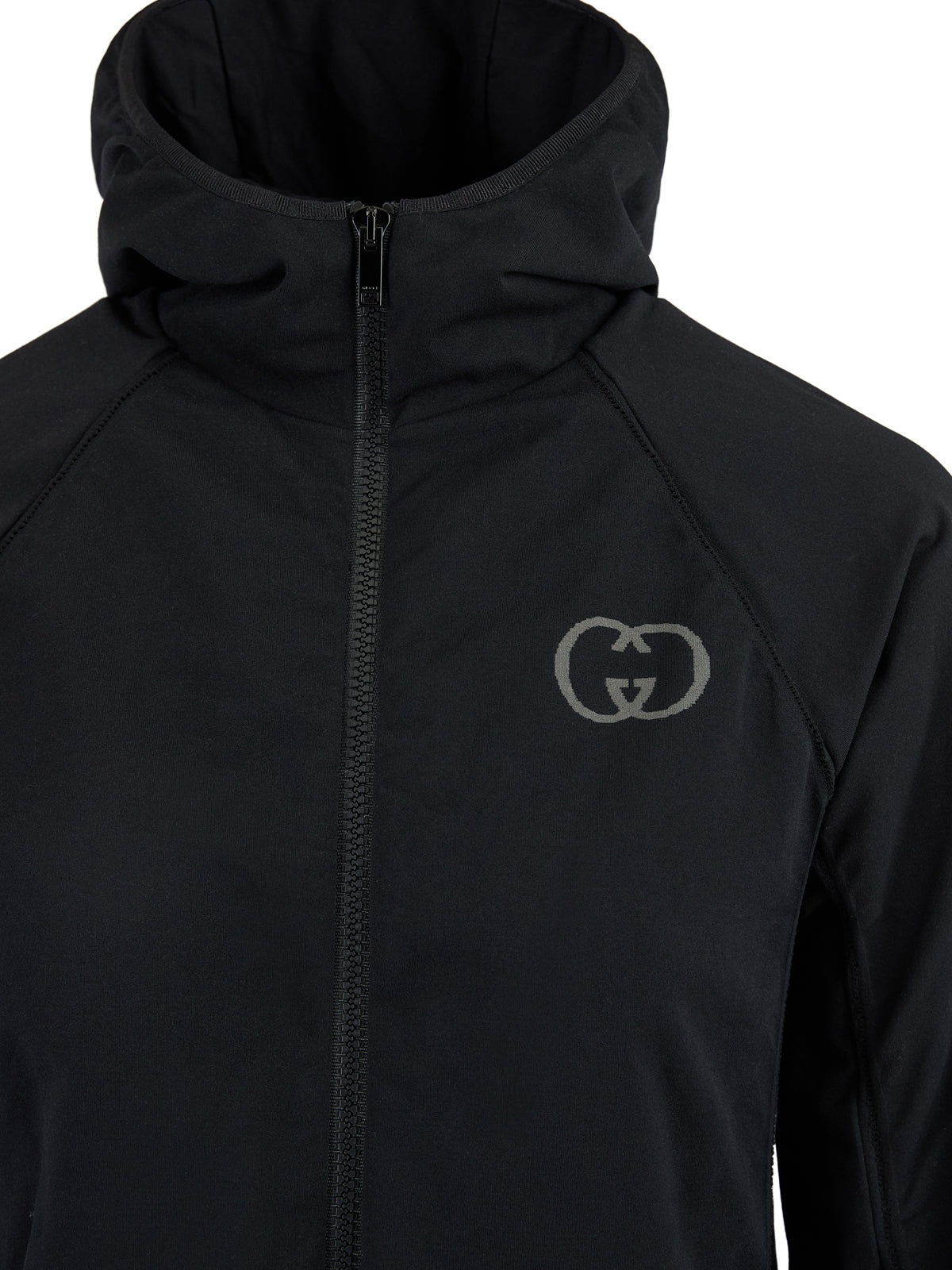 Gucci Black Polyamide Hoodie Sweatshirt Gucci