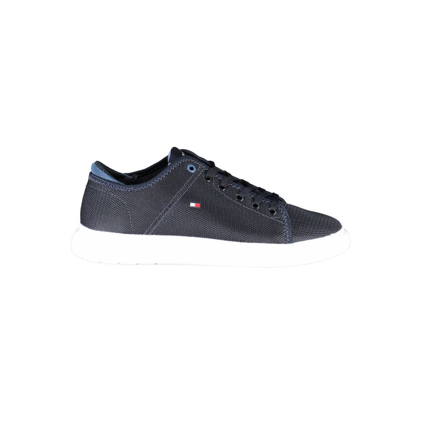 Tommy Hilfiger Blue Recycled Polyester Men Sneaker Tommy Hilfiger