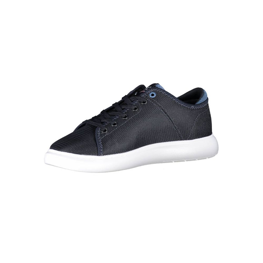Tommy Hilfiger Blue Recycled Polyester Men Sneaker Tommy Hilfiger
