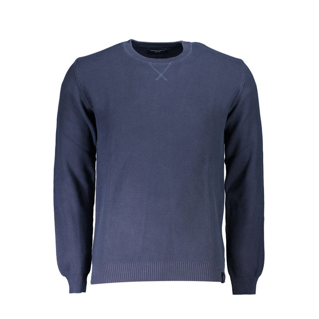 North Sails Blue Cotton Men Sweater North Sails