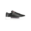 Tommy Hilfiger Black Leather Women Sneaker Tommy Hilfiger