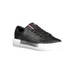 Tommy Hilfiger Black Leather Women Sneaker Tommy Hilfiger