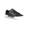 Tommy Hilfiger Black Leather Women Sneaker Tommy Hilfiger