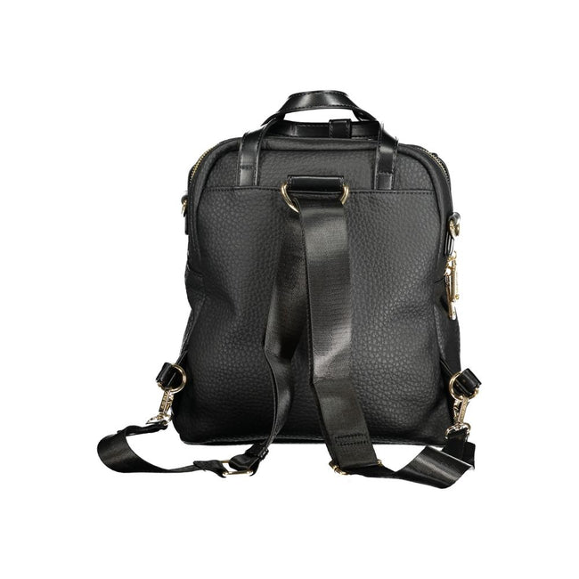 Mario Valentino Black Polyethylene Women Backpack Mario Valentino
