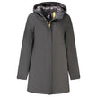 K-WAY Black Polyester Women Coat K-WAY