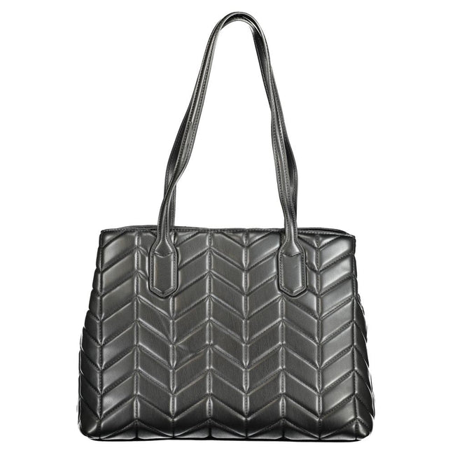 Mario Valentino Black Polyethylene Women Handbag Mario Valentino