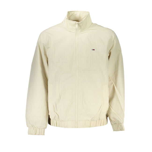 Tommy Hilfiger Beige Polyamide Men Jacket Tommy Hilfiger