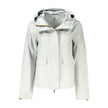 K-WAY Gray Linen Women Jacket K-WAY