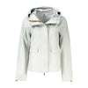 K-WAY Gray Linen Women Jacket K-WAY