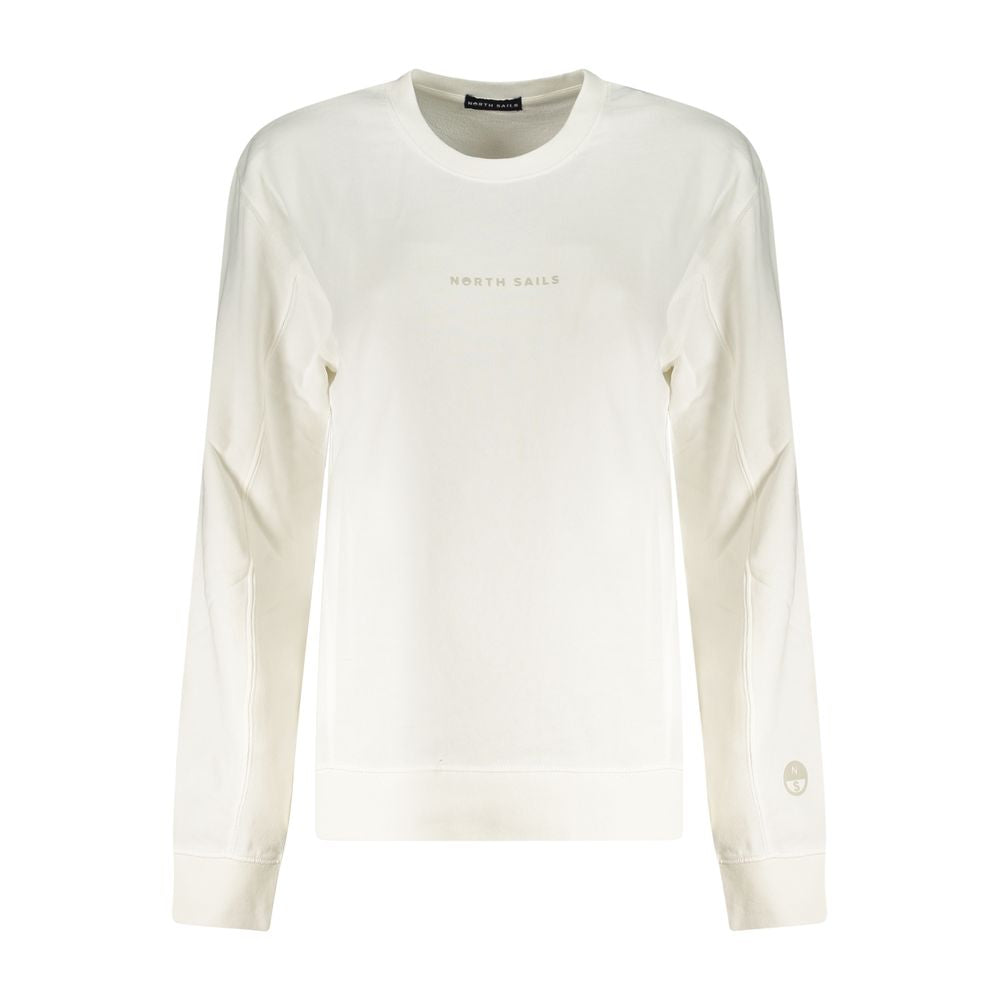 North Sails White Cotton Women Sweater North Sails