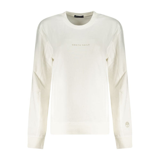 North Sails White Cotton Women Sweater North Sails