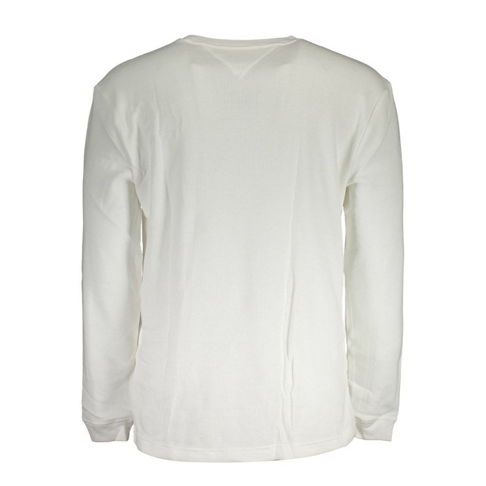 Tommy Hilfiger White Cotton Sweater Tommy Hilfiger