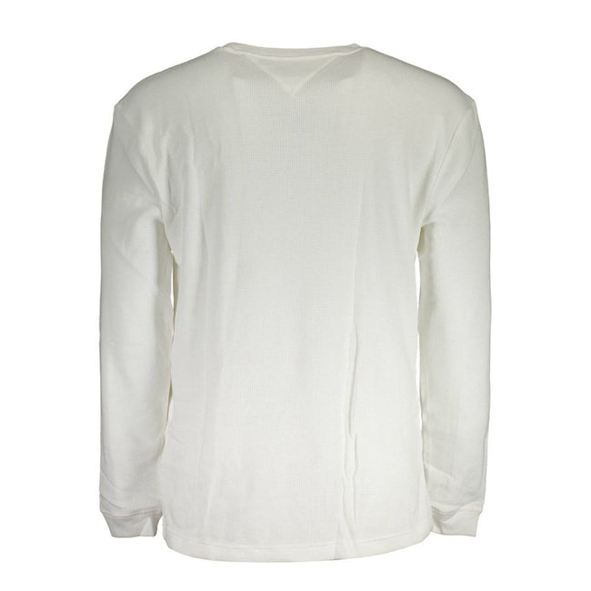 Tommy Hilfiger White Cotton Sweater Tommy Hilfiger
