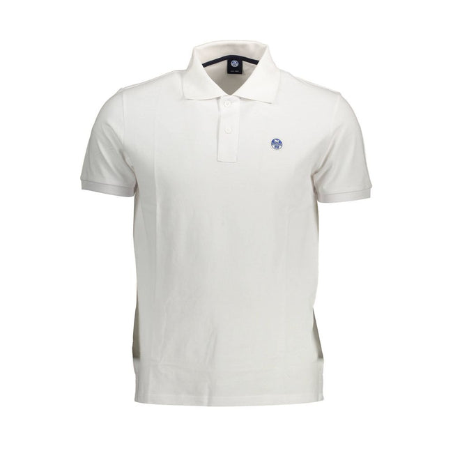 North Sails White Cotton Men Polo Shirt North Sails