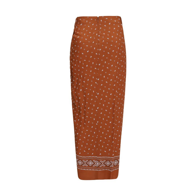 PINKO Bandana pattern pareo Skirt PINKO