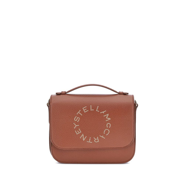 Stella McCartney Logo Flap Bag Eco Embossed Grainy Alter Stella McCartney