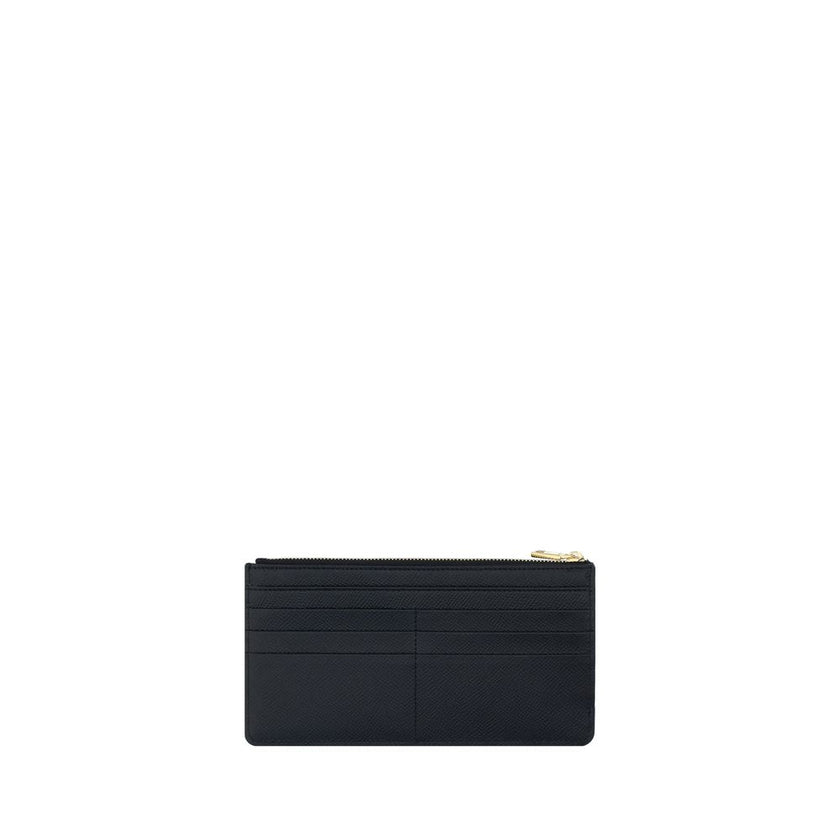 Dolce & Gabbana Black Calf Leather Bos Taurus Wallet Dolce & Gabbana