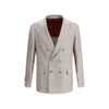 Brunello Cucinelli Light Brown Linen Blazer Brunello Cucinelli